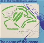 Lot of 2 1970 Westchester Classic Official Pairings Guide w/ Nicklaus & Palmer