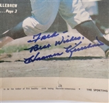 Harmon Killebrew Vintage Newspaper Collection w/ 1 Autograph
