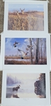 Lot of 3 Wildlife Prints Signed by the Artists