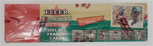 Factory Sealed 2001 NFL Fleer Tradition Glossy Hobby Box