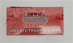 Factory Sealed 2001 NFL Fleer Tradition Glossy Hobby Box