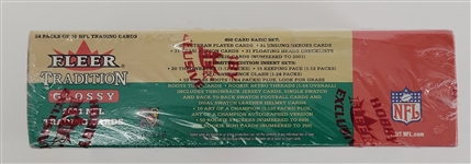 Factory Sealed 2001 NFL Fleer Tradition Glossy Hobby Box