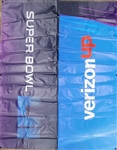 Large Super Bowl LII Verizon 64x80 Banner