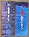 Large Super Bowl LII Verizon 64x80 Banner