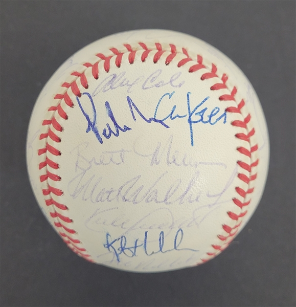 1994 Minnesota Twins Team Signed Baseball w/ Kirby Puckett Beckett LOA
