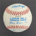 1994 Minnesota Twins Team Signed Baseball w/ Kirby Puckett Beckett LOA