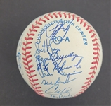 Minnesota Twins 1991 World Series Championship Team Signed Baseball w/ 33 Sigs Including Kirby Puckett Beckett LOA