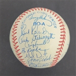 1996 Minnesota Twins Team Signed Baseball w/ Kirby Puckett Beckett LOA