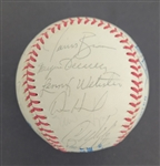 1992 Minnesota Twins Team Signed Baseball w/ Kirby Puckett Beckett LOA
