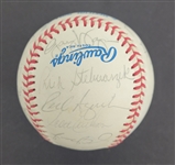 1992 Minnesota Twins Team Signed Baseball w/ Kirby Puckett Beckett LOA