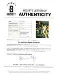 Star Wars Cast Autographed 11x14 Photo 5 Signatures w/ Carrie Fisher Beckett LOA
