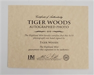 Tiger Woods Autographed & Framed 8x10 Photo