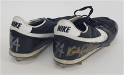 Kirby Puckett Game Used & Autographed Cleats w/ Beckett LOA