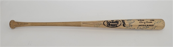 1989 Minnesota Twins Team Signed Gary Gaetti Game Used Bat w/ Kirby Puckett Beckett LOA