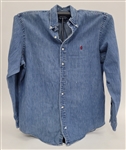 Diamond Rio Concert Worn & Autographed Denim Shirt Worn by Lead Singer Marty Roe w/ Beckett LOA