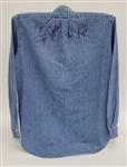 Diamond Rio Concert Worn & Autographed Denim Shirt Worn by Lead Singer Marty Roe w/ Beckett LOA