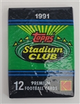 1991 Topps Stadium Club Unopened Wax Box *Favre Rookie Year*