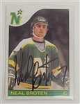 Minnesota Wild & North Stars Card Collection w/ Neal Broten Signed Card