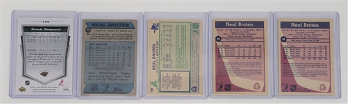 Minnesota Wild & North Stars Card Collection w/ Neal Broten Signed Card