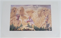 "The All-Time Leaders" Mounted 27x40 Commemorative Print