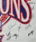 2004 Minnesota Twins Team Signed AL Central Champions Banner w/ Twins LOA