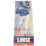 Joe Mauer Autographed & Inscribed Metrodome Walkway Banner MLB