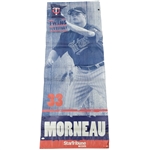 Justin Morneau Autographed & Inscribed Metrodome Walkway Banner JSA