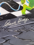 Carroll Shelby Autographed We Olive A Shelby 28x35 Godard Limited Edition #173/427 Canvas Painting w/ Beckett LOA