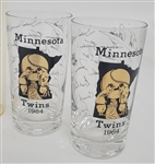 Lot of 7 Minnesota Twins Commemorative Glasses & Mugs