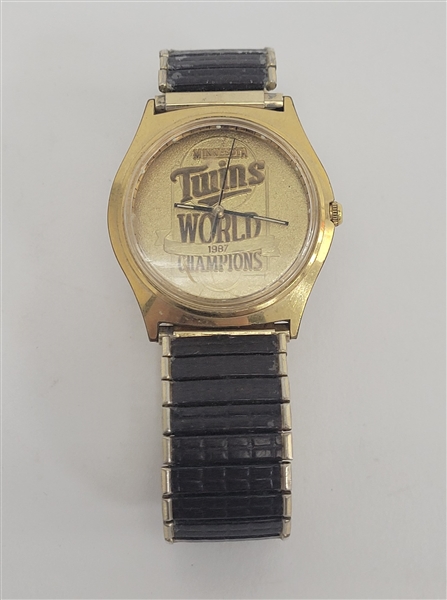Minnesota Twins 1987 World Series Championship Jostens Watch *Needs Battery*
