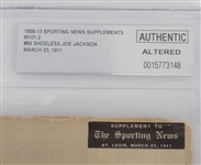 Shoeless Joe Jackson 1909-13 M101-2 #69 Sporting News Supplements BGS