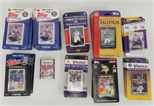 Extensive Collection of Minnesota Vikings, Twins, & Timberwolves Team Sets