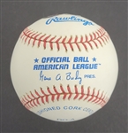 Kirby Puckett Autographed & HOF Inscribed OAL Baseball LE #878/2304 Beckett