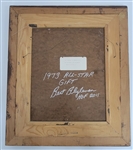 Bert Blyleven 1973 Minnesota Twins All Star Game Portrait Player Gift w/Blyleven Signed Letter of Provenance