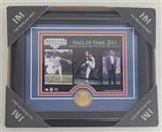 Bert Blyleven 2011 Hall of Fame Induction Coin and Photo from Highland Mint w/Blyleven Signed Letter of Provenance 