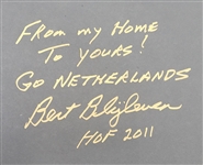 Bert Blyleven 2009 World Baseball Classic Team Netherland Credentials Framed Display Signed - w/Blyleven Signed Letter of Provenance