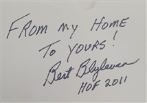 Bert Blyleven 2011 Hall of Fame Tom Schmitt Drawing Framed w/Blyleven Signed Letter of Provenance
