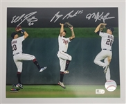 Minnesota Twins 'Nothing Falls But Raindrops' Collection w/ Autographed Photo, Magazine, & Bobbleheads