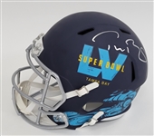 Tom Brady Autographed Full Size Super Bowl LV Replica Helmet w/ Beckett LOA & Letter of Provenance