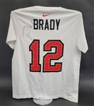 Tom Brady Autographed Super Bowl LV Champions T-Shirt w/ Beckett LOA & Letter of Provenance