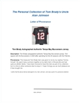 Tom Brady Autographed Authentic Tampa Bay Buccaneers Jersey w/ Beckett LOA & Letter of Provenance
