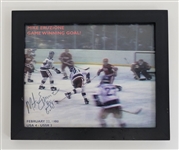 Mike Eruzione Autographed & Framed 8x10 Photo