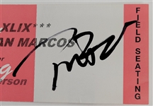 Tom Brady Autographed Super Bowl XLIX Transfer Ticket w/ Beckett LOA & Letter of Provenance