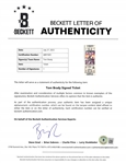 Tom Brady Autographed Super Bowl XLIX Ticket w/ Beckett LOA & Letter of Provenance
