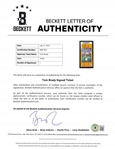 Tom Brady Autographed Super Bowl XXXIX Ticket w/ Beckett LOA & Letter of Provenance
