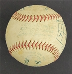 Bert Blyleven 1973 20th Win Game Used Final Out Stat Baseball - Sept. 26, 1973 - Twins vs Athletics w/Blyleven Signed Letter of Provenance
