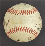 Bert Blyleven MLB Debut 1st Major League Win Game Used Stat Baseball June 5, 1970 Twins at Senators w/Blyleven Signed Letter of Provenance