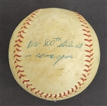 Bert Blyleven 1,000th Career Inning Pitched 800th Strikeout Complete Game Shutout Final Out Used Stat Baseball 1973 Twins vs Royals w/Blyleven Signed Letter of Provenance
