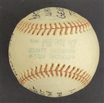 Bert Blyleven 1,000th Career Strikeout Actual Baseball August 5, 1974 w/Blyleven Signed Letter of Provenance