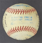 Bert Blyleven 11th Win of 1985 Season Minnesota Twins Complete Game Used Final Out Stat Baseball w/Blyleven Signed Letter of Provenance